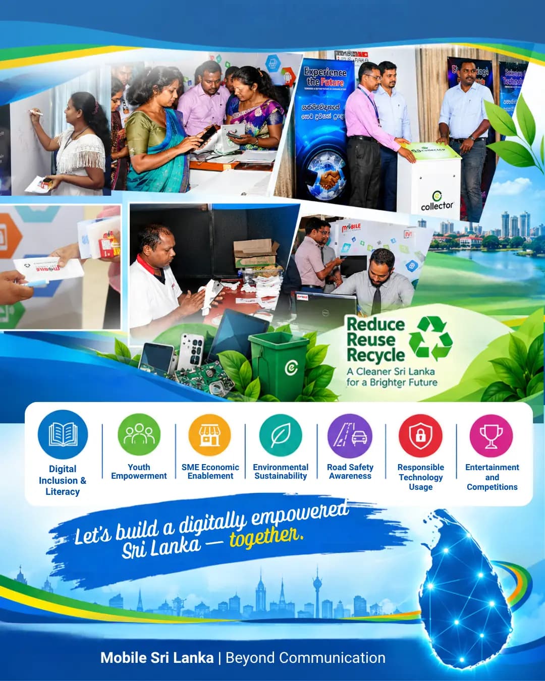Mobile Sri Lanka engagement programs - Let's build a digitally empowered Sri Lanka together